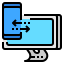 Data synchronization icon 64x64
