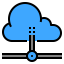 Cloud computing icon 64x64