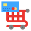Online shopping icon 64x64