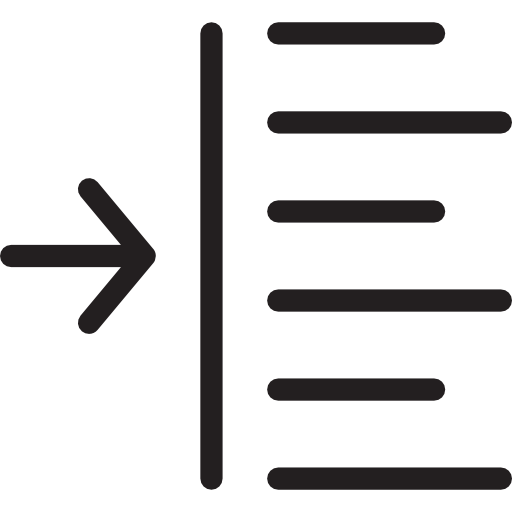 Indent icon