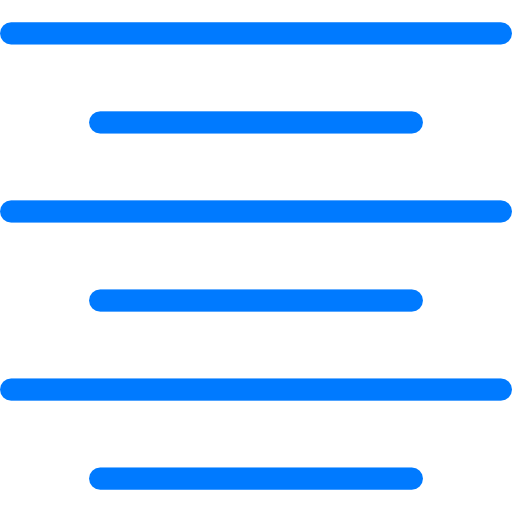 Align center icon
