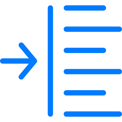 Indent icon