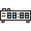 Digital clock icon 64x64