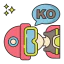Knocked out icon 64x64