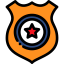 Police badge icon 64x64