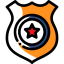 Police badge icon 64x64