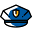 Police cap icon 64x64