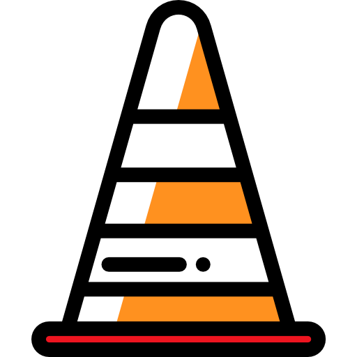 Traffic cone icon