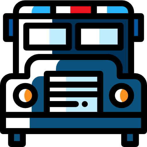 Prison bus icon