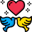 Love birds icône 64x64