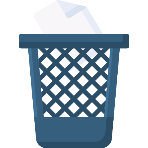 Rubbish bin icon