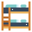 Bunk bed ícono 64x64