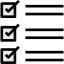 Checklist ícono 64x64