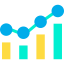 Bar chart icon 64x64
