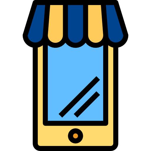 Shopping online ícone