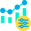 Bar chart icon 64x64