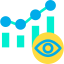 Bar chart icon 64x64