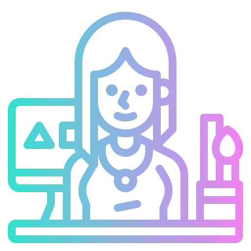 Graphic designer icon