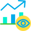 Bar chart icon 64x64