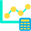Line chart icon 64x64