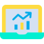 Bar chart icon 64x64