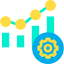 Bar chart icon 64x64