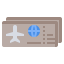 Plane ticket icon 64x64