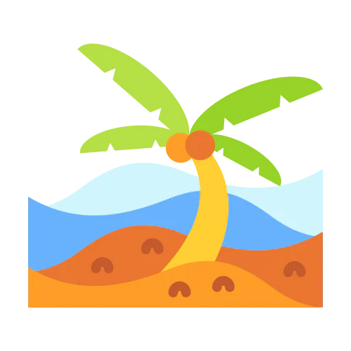 Coconut tree icon