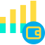 Bar chart ícone 64x64