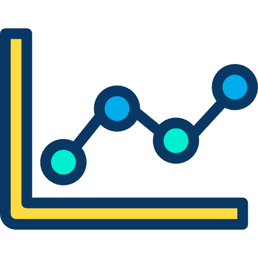 Line chart icon