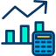 Bar chart icon 64x64