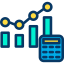 Bar chart icon 64x64