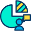 Pie chart icon 64x64