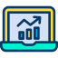 Bar chart icon 64x64
