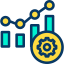 Bar chart icon 64x64