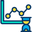 Line chart icon 64x64