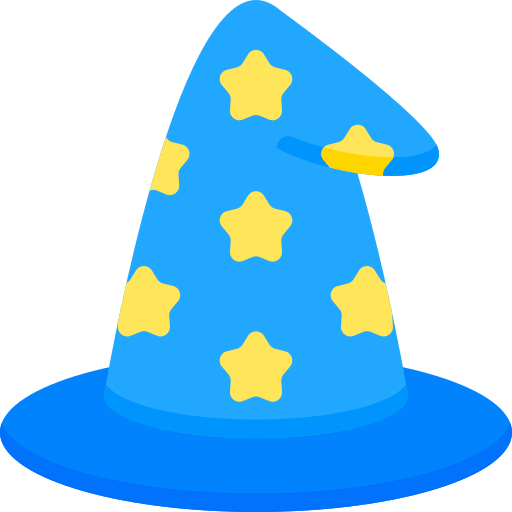 Wizard hat icon