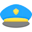 Police hat icon 64x64