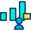 Bar chart icon 64x64