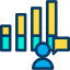 Bar chart icon 64x64
