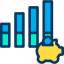 Bar chart icon 64x64