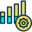 Bar chart icon 64x64
