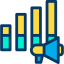 Bar chart icon 64x64