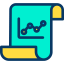 Line chart icon 64x64