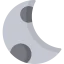 Half moon icon 64x64