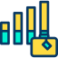 Bar chart icon 64x64