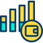 Bar chart icon 64x64