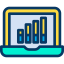 Bar chart icon 64x64