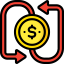 Money flow icon 64x64