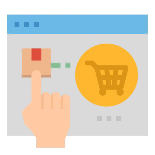 Online shopping biểu tượng